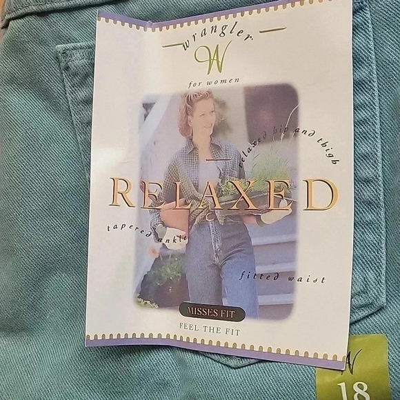 Vintage 90s New With Tags Wrangler Jeans Size 18 Petite - Picture 8 of 8